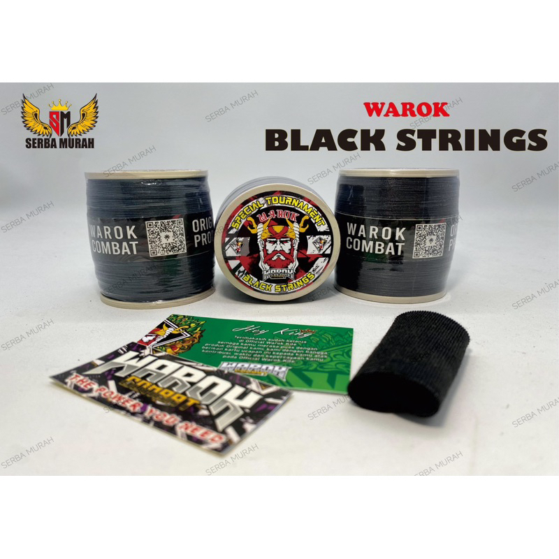 Gelasan Senar Mati MATOT WAROK BLACK STRINGS 1600 yard