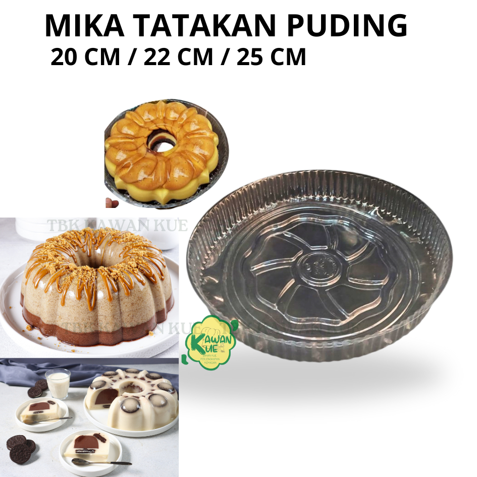 Mika Plastik Alas Puding per 1 pcs/Pie Buah / Tatakan Puding/Mika Puding/Alas Puding