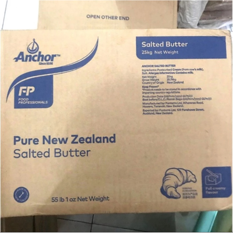 

ANCHOR SALTED Butter ANCHOR 250 gr Repack Mentega ASIN Wangi dan Enak