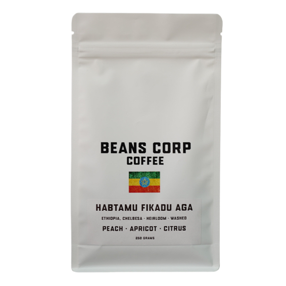 

Ethiopia Chelbesa Habtamu Fikadu Aga Single Origin Arabica Filter Specialty Coffee Beans Corp