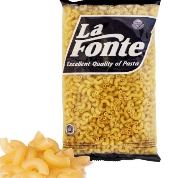 

Macaroni Lafonte 500gr pipa