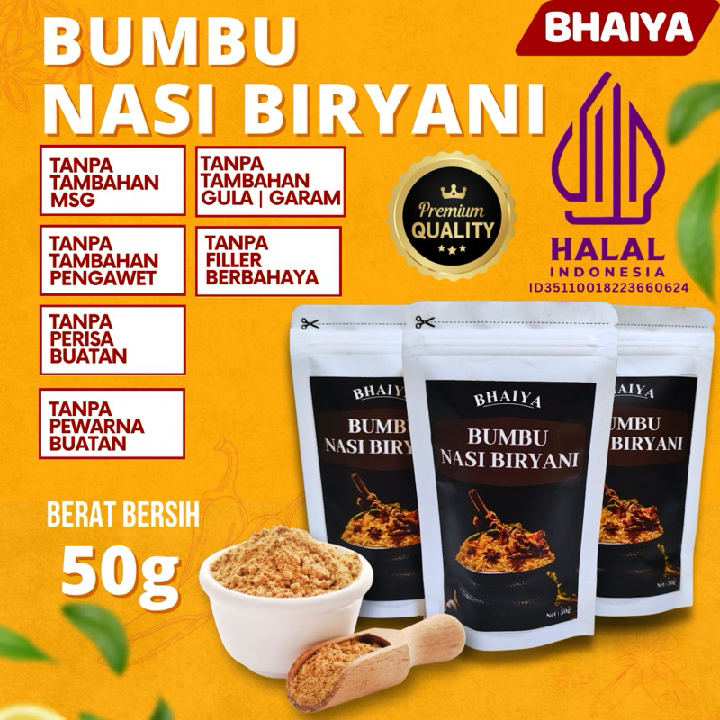 

Bhaiya Bumbu Nasi Biryani 50 gram