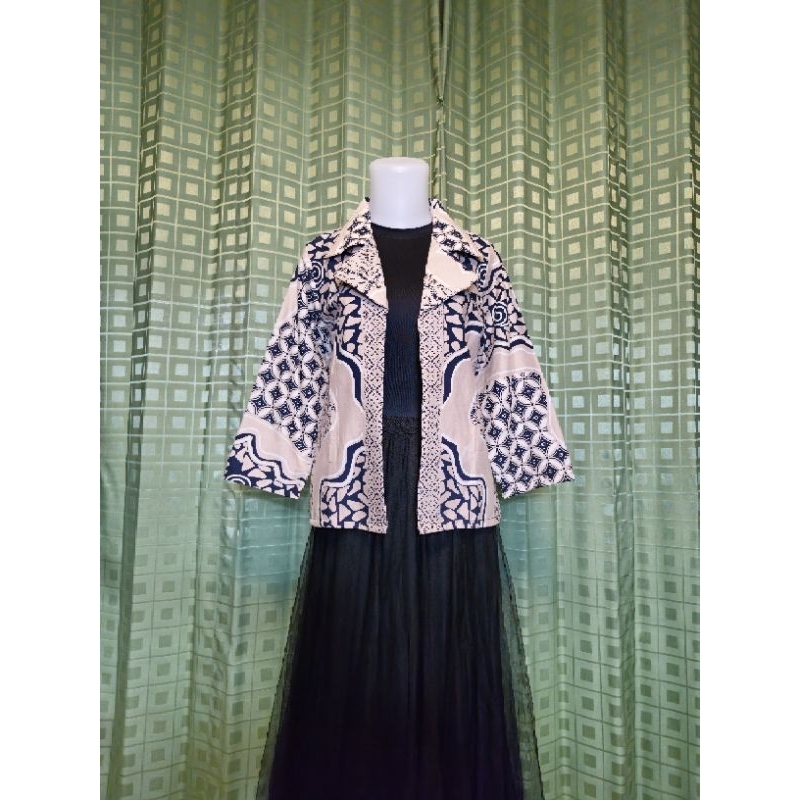 OEMAH BATIQUE - Blazer Batik Kekinian / Blazer Batik Premium / Blazer Batik Wanita
