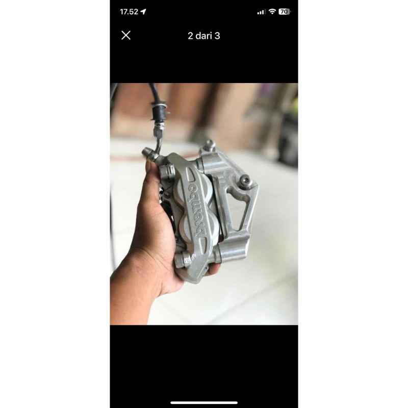 kampas rem depan brembo 848