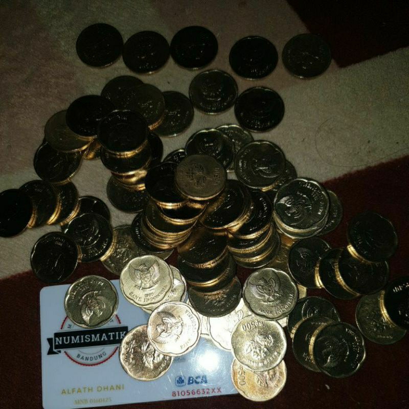 Koin 500 Melati Besar (Sudah dibersihkan) Kinclong