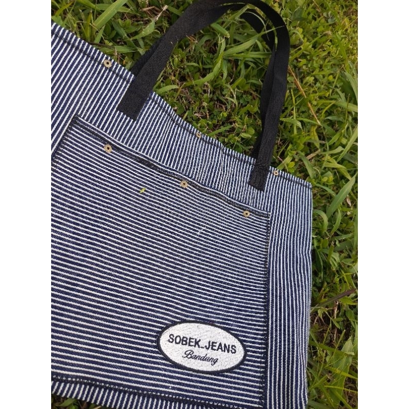 totebag hickory denim