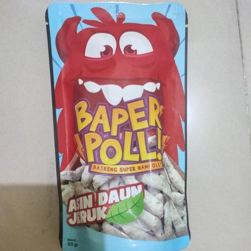 

baper poll (basreng super nampol) asin daun jeruk