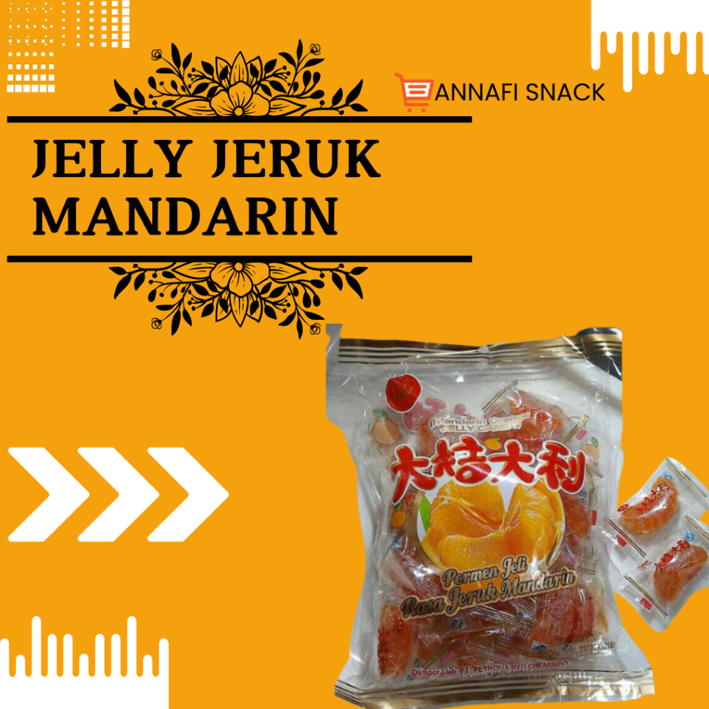 

PERMEN JELLY JERUK 500 GRAM KHAS MANDARIN