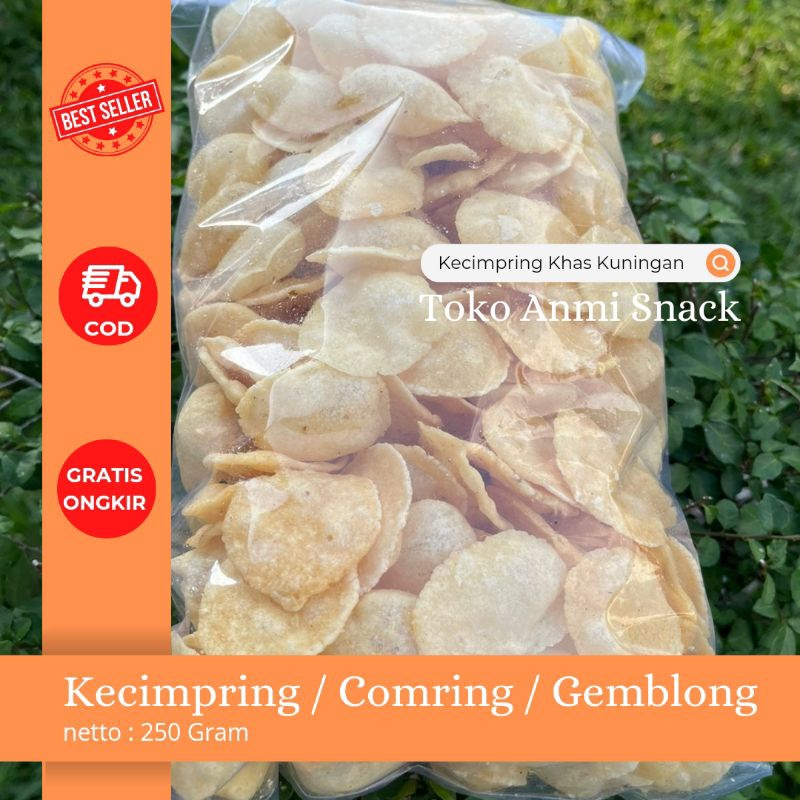 

Kecimpring / Gemblong / Ketempling Snack Khas Kuningan 250 Gram