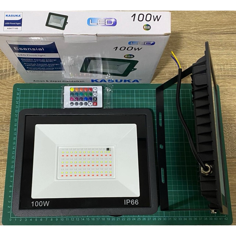 Lampu Sorot Led Warna Warni RGB 50 100 200 Watt