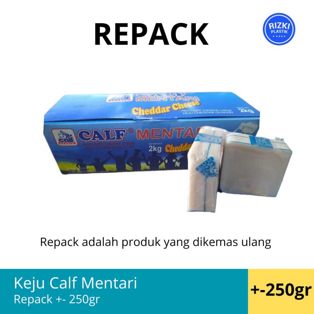 

Calf Mentari Keju Repack 250gr