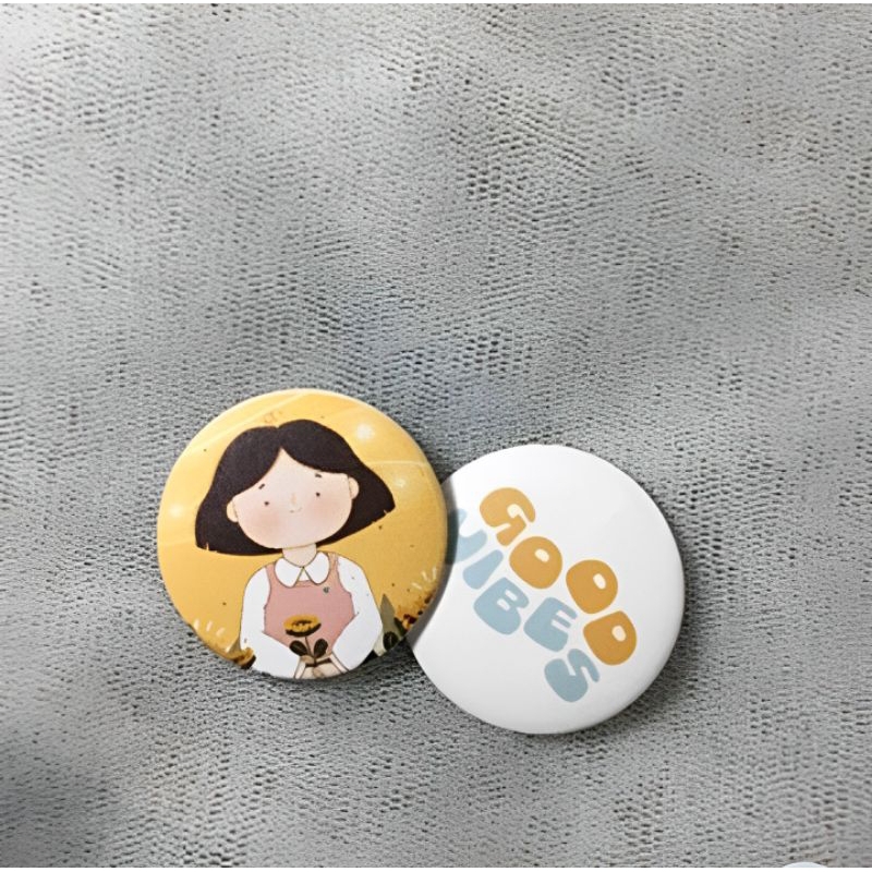 Pin Bros Tas Lucu Karakter Pin Totebag Badge Pin Tas Pin Hijab Pin Baju Pin Lucu