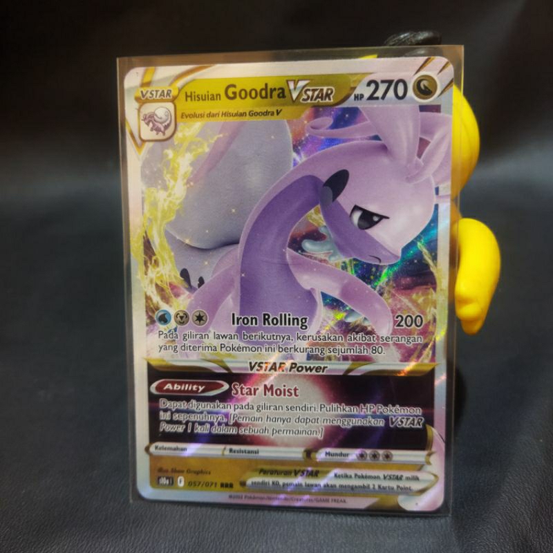 Pokemon TCG Indonesia Hisuian Goodra Vstar s10a 057/071 RRR original
