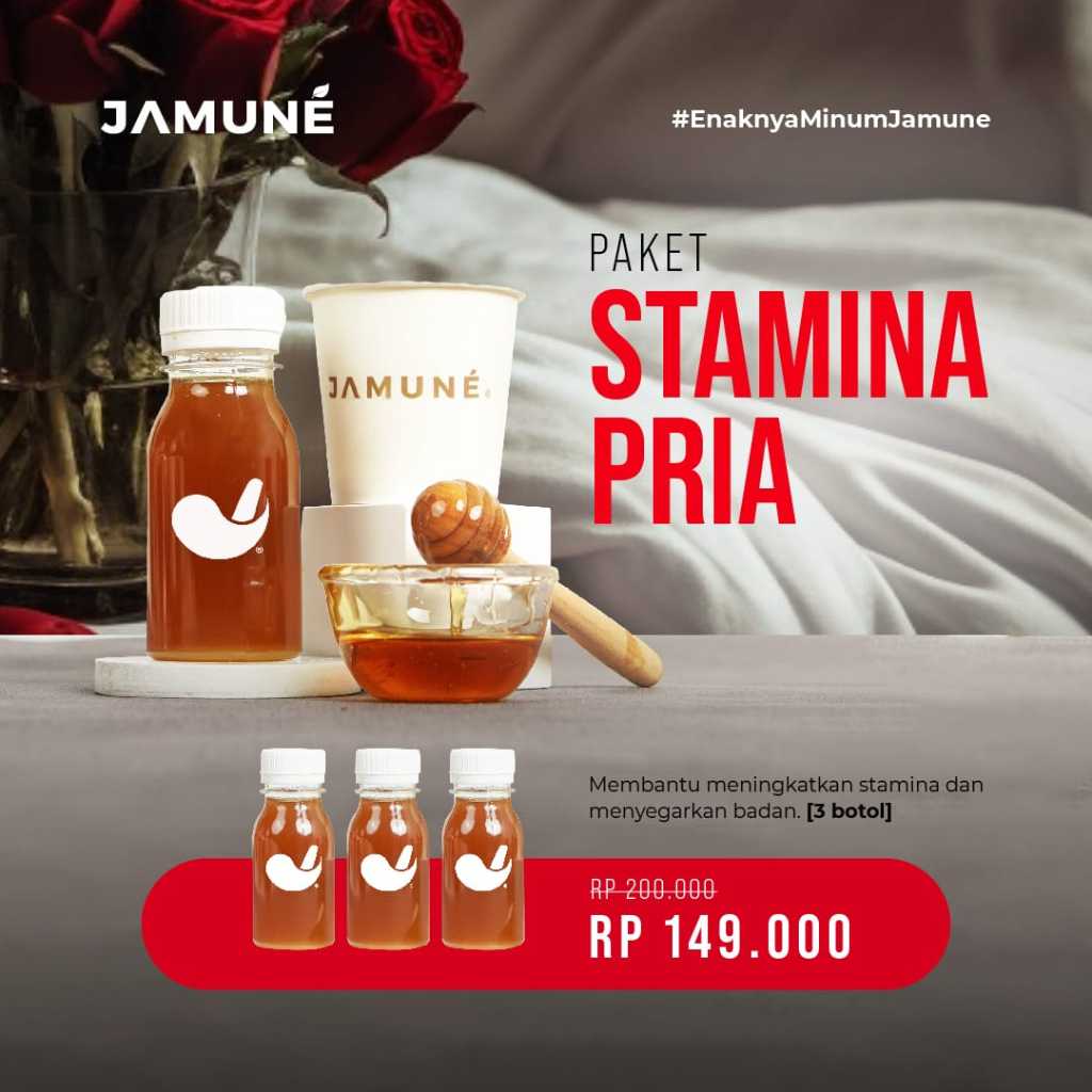 

Paket Jamu Kuat Pria Tahan Lama Tambah Stamina Herbal Jamune Jamu