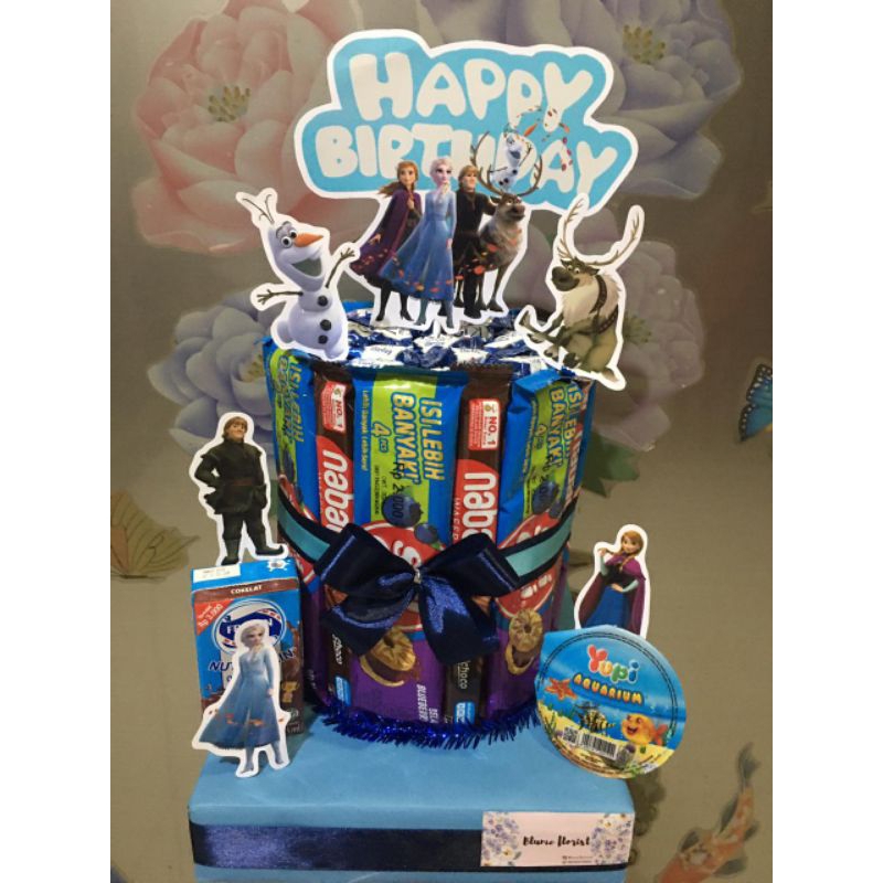 

Frozen Snack tower, custom Snack tower 1 tingkat free topper,Snack birthday,buket ulangtahun,Snack tower custom,Snack tower birthday
