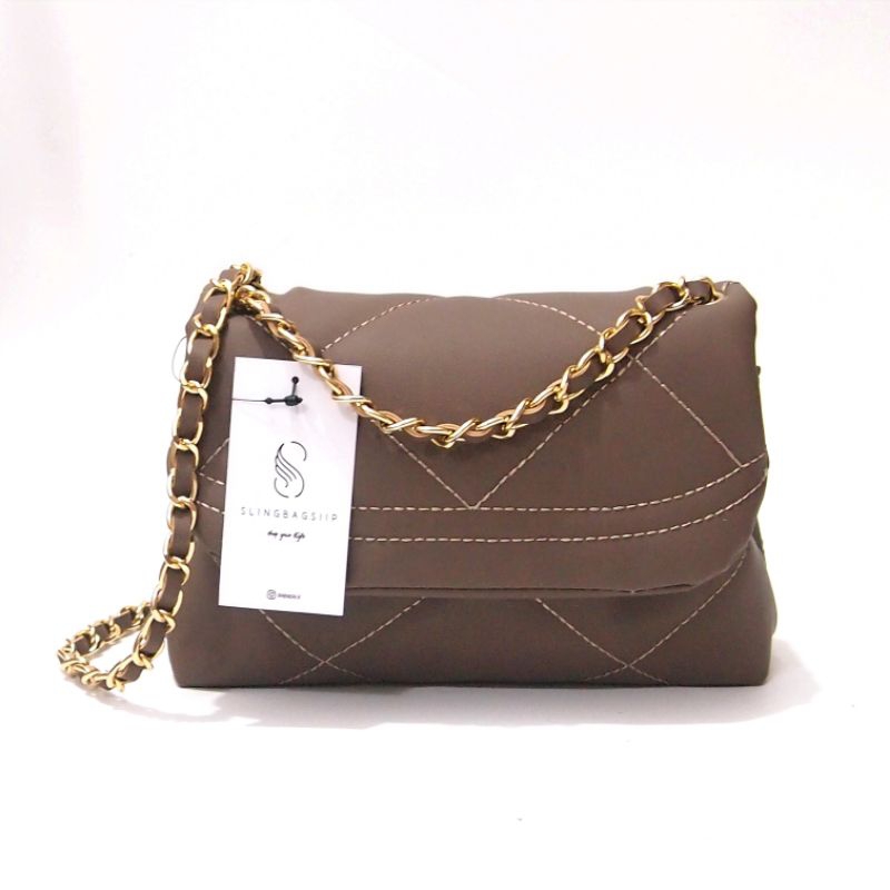 Tas Selempang Wanita NEW TISSA BAG - Sling Bag Wanita Model Tali Rantai