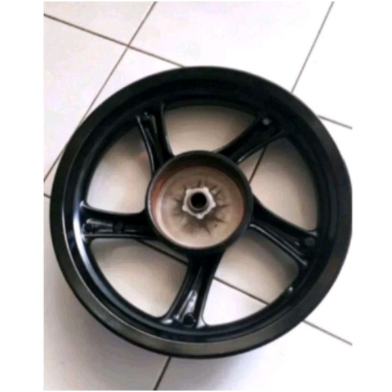 Velg Pelek Belakang Tapak Lebar Uk 2.50 Soul Gt 125/Fino 125/Xride 125/Mio S/Mio Z (Bekas Original)