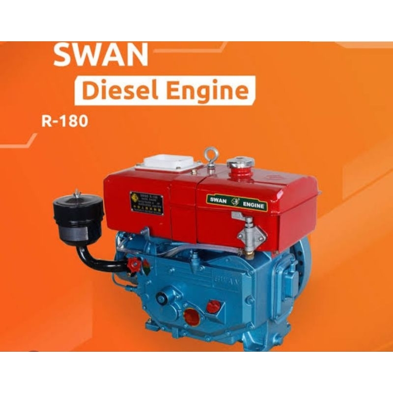 MESIN DIESEL SOLAR 10HP R-180 SWAN / DIESEL ENGINE