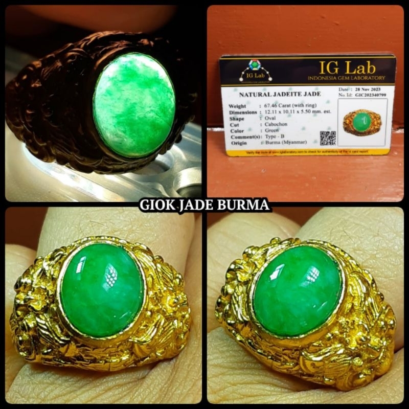 NATURAL GIOK IJO KUNO LAWASAN ASLI BURMA MYANMAR