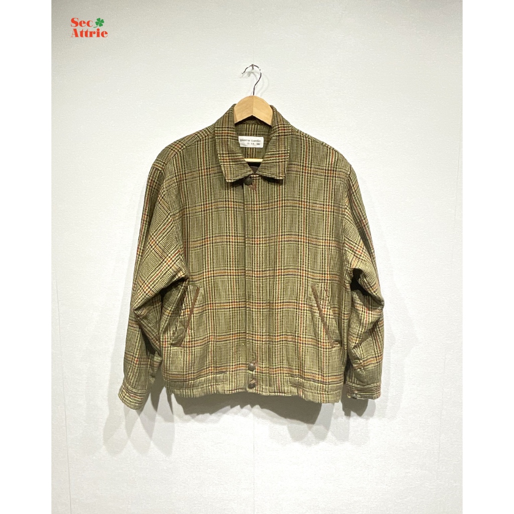 Jaket Tartan Pierre Cardin