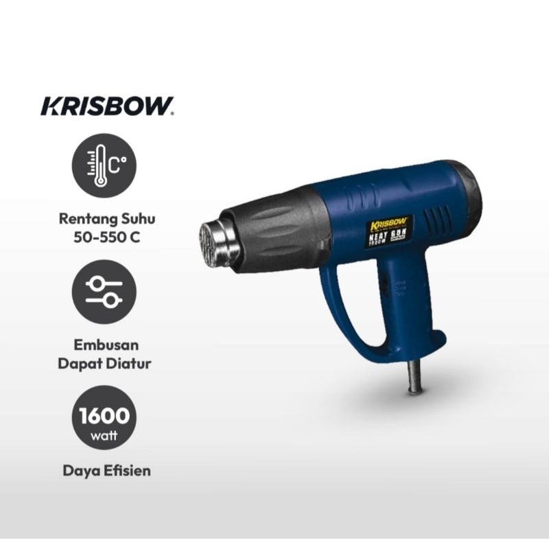 Krisbow Heat Gun 1600 Watt