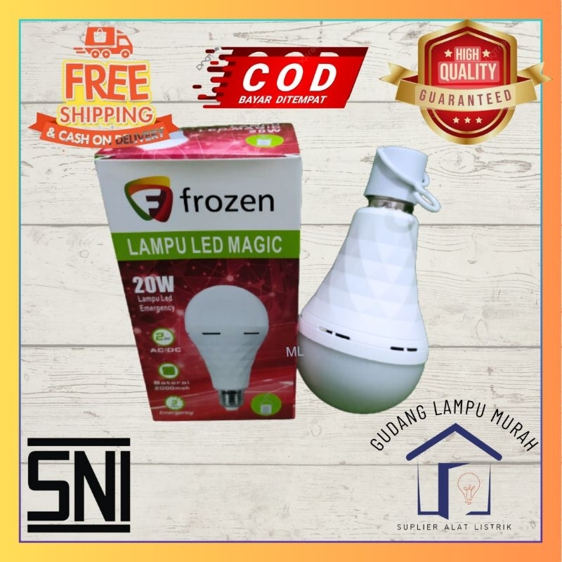 Led Emergency Frozen 20 Watt Lampu emergency Murah LED emergency Murah Lampu portable