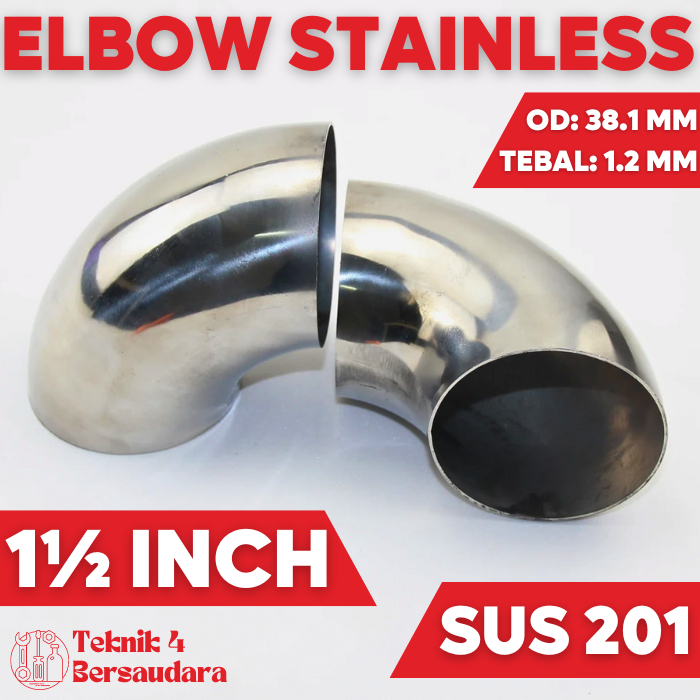 ELBOW 11/2 Inch STAINLESS STEEL 201