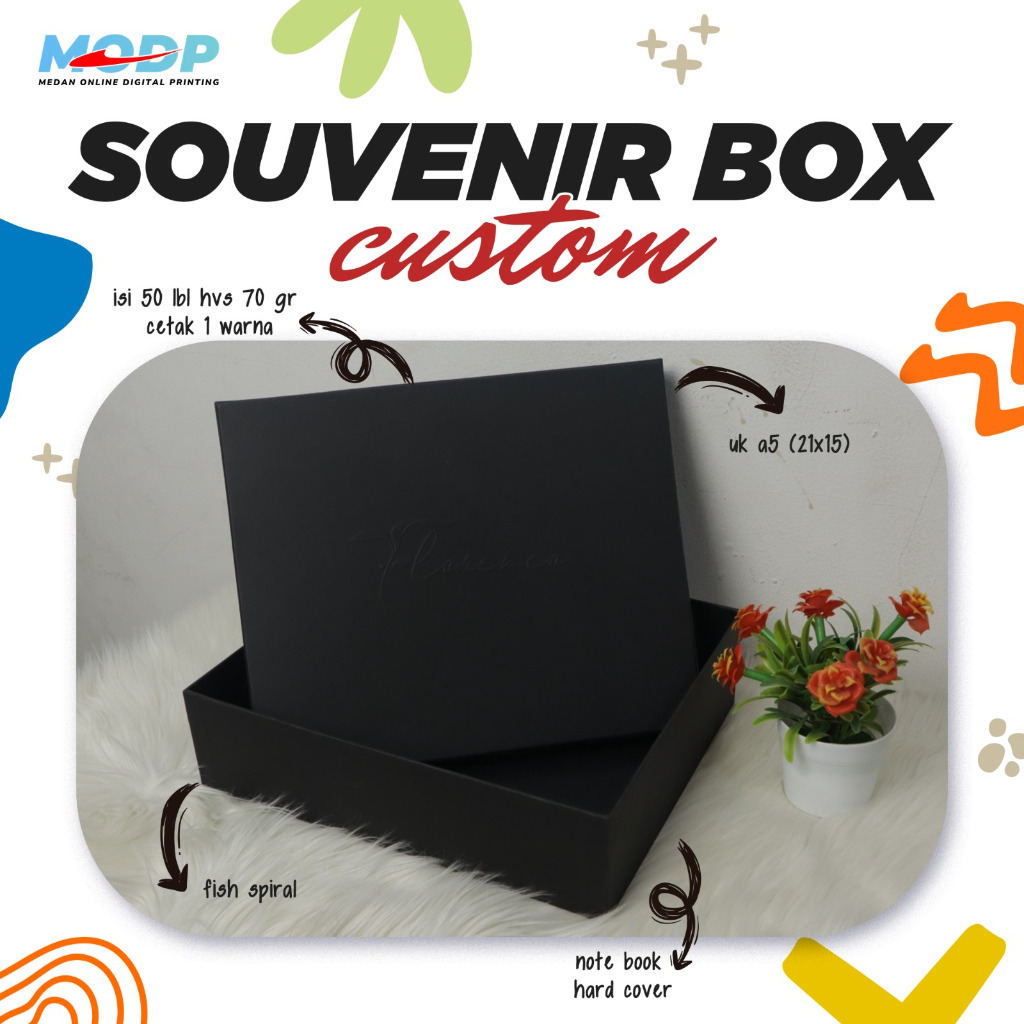 

Souvenir Box Custom Hampers - Kotak Kado - Hardbox Scarf