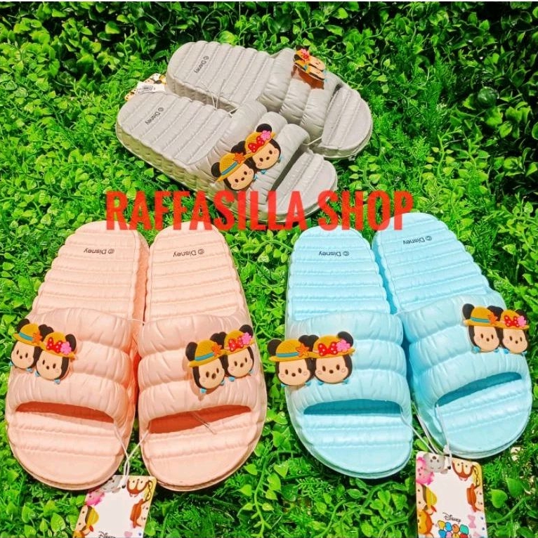Sandal Zandilac Tsum-Tsum Wanita Tanggung Sandal Cewek Fashion