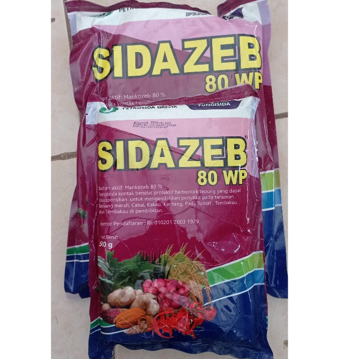 Fungisida SIDAZEB 80WP,MANKOZEB 80WP, SIDAZEB 80WP,Fungisida kontak