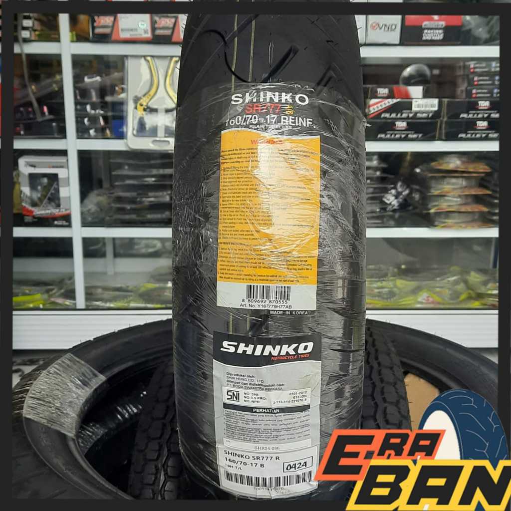 BAN LUAR SHINKO SR777 R 160 70 RING 17 TUBELESS