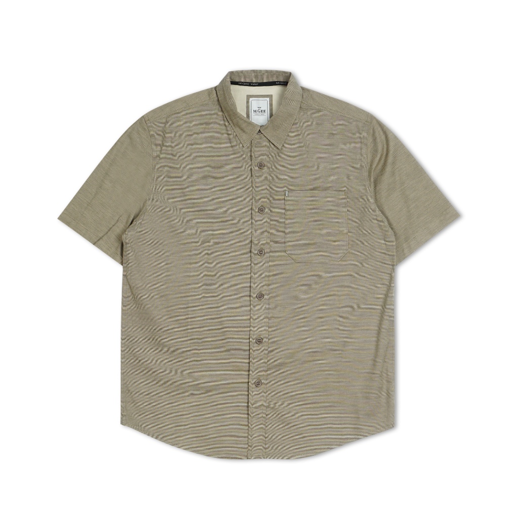 Kemeja MGEE Original - Kemeja Kasual Lengan Pendek Original MGEE Alto CKPS 147 Olive