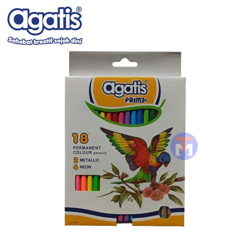 

Pensil Warna Agatis Prime Wood 18 Warna Panjang