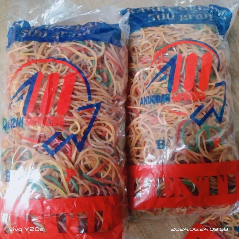 

Karet gelang pentil 500 gram