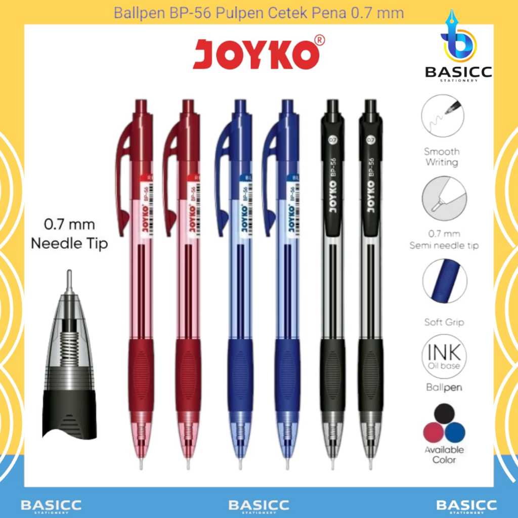 

Joyko Pen BP-56 Pulpen Cetek Pena 0.7 mm | @1Pen