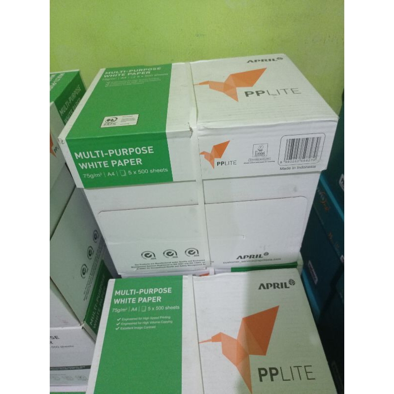 

Khusus Sameday" Kertas HVS A4 75gsm pplite