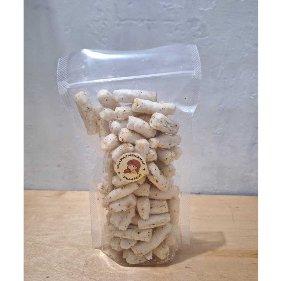 

Kerupuk ikan tongkol lombok ijo/stik ikan tongkol 42gr