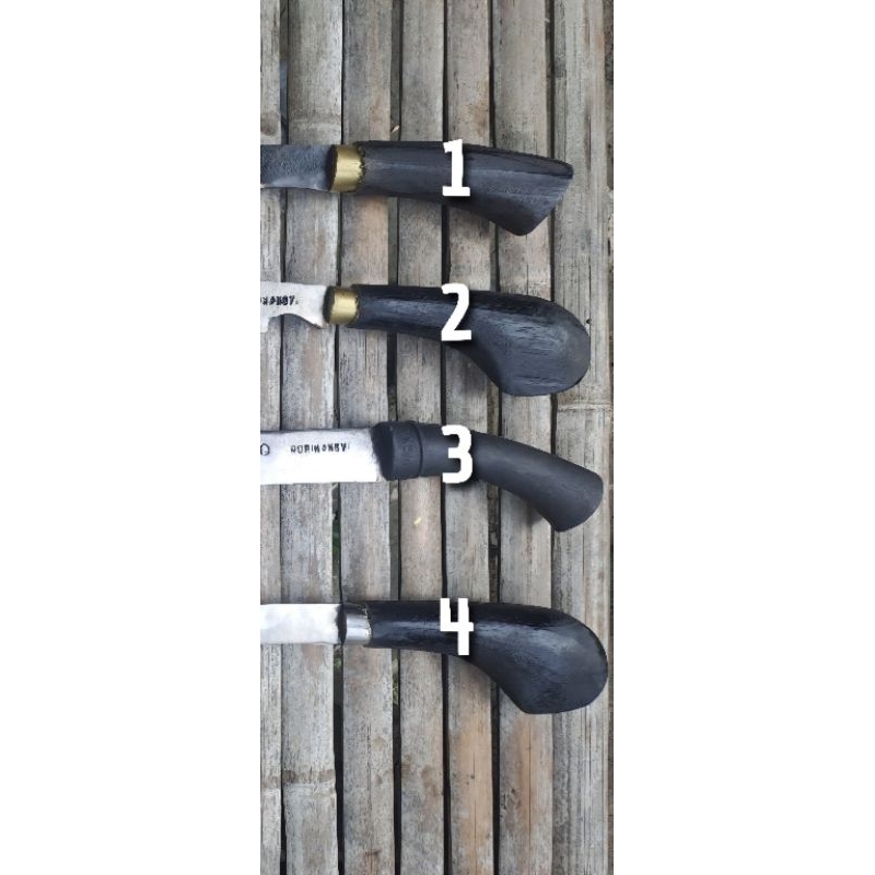 Alat Potong Daging, Rumput, dan Kayu