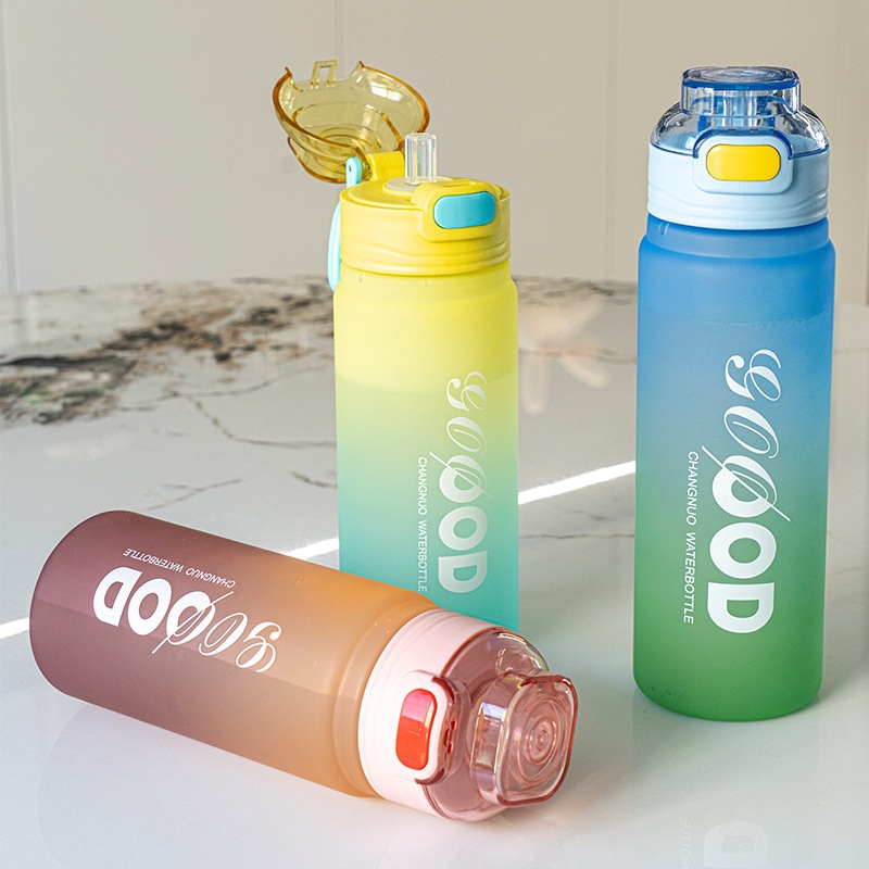 Botol Minum Viral 1 Liter Gradasi BPA FREE