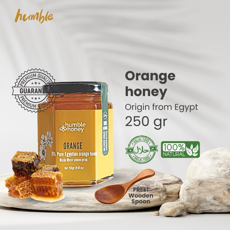 

MADU IMPORT PREMIUM ORANGE 250GR -- HUMBLE HONEY