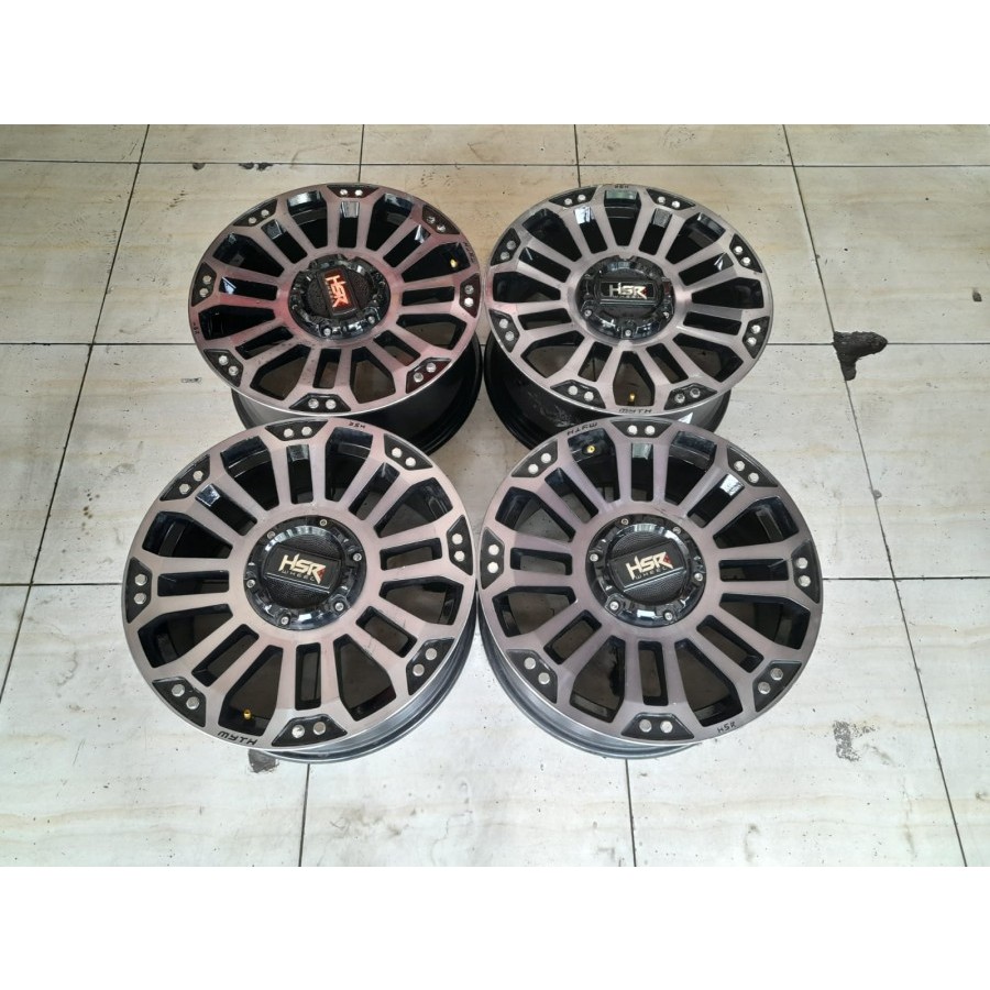 Jual velg seken bekas hsr myth08 ring 18 pcd 6x139 pajero fortuner hilux ranger panther