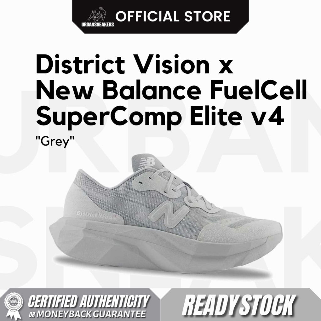 District Vision x New Balance FuelCell SuperComp Elite v4 Grey | MRCELVD4