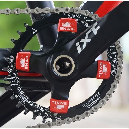 BEST QUALITY Chainring Oval 38T Crank Arm Bcd 104 Snail Single Speed Sepeda Mtb