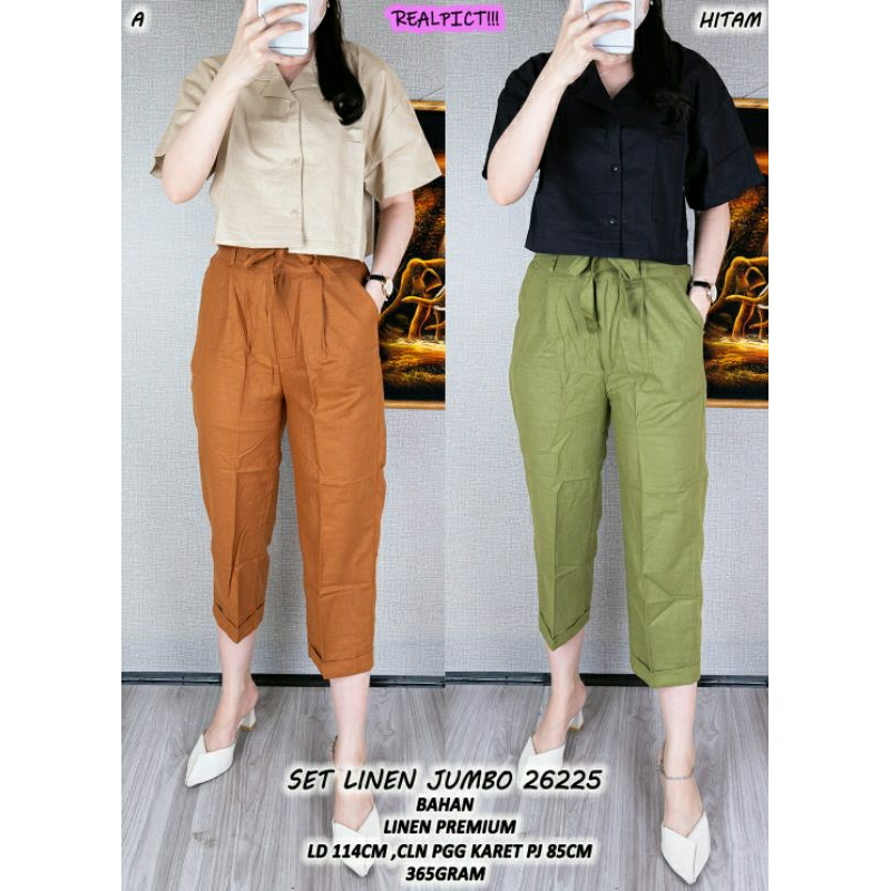 SET LINEN JUMBO 26225