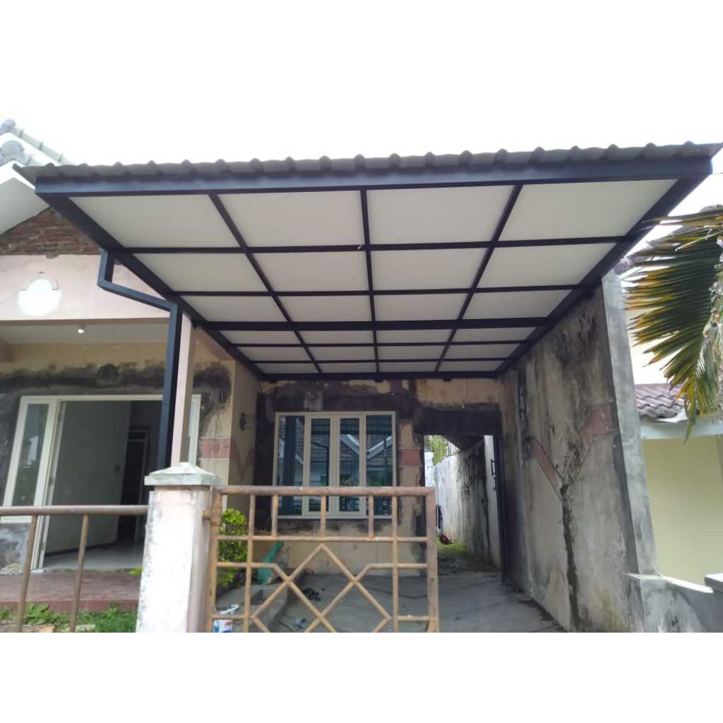 Kanopi spandek plafon grc minimalis