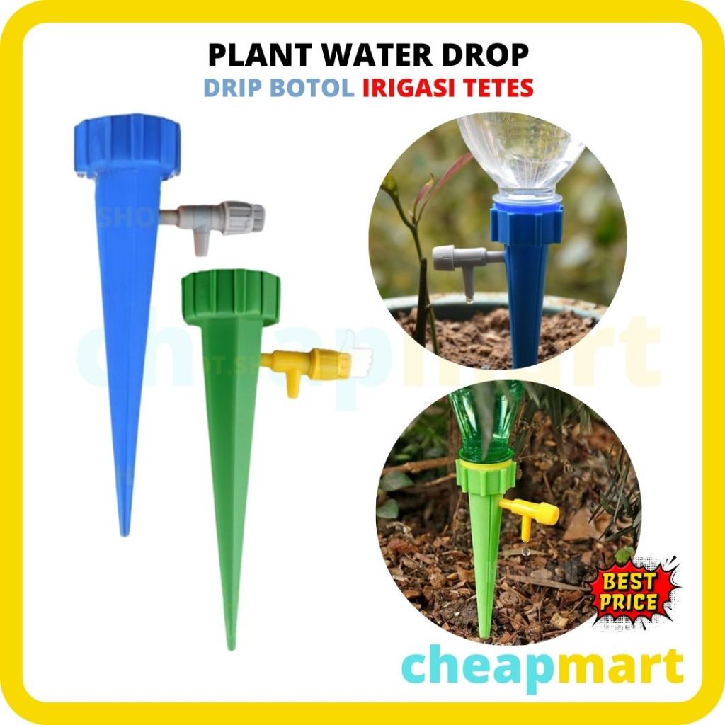 Drip Botol Irigasi Tetes Plant Water Drop Tetes Tanaman Otomatis Alat Siram Tanaman Irigasi Tetes Dr