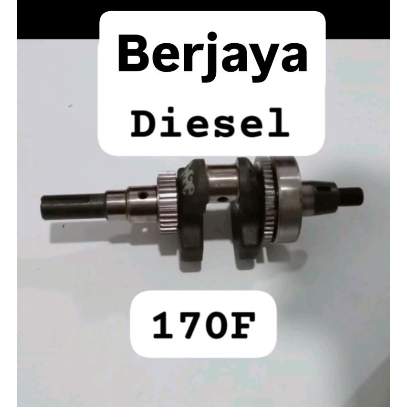170F Crankshaft/As kruk(drat-spi) mesin KAMA/KIPOR type.170F