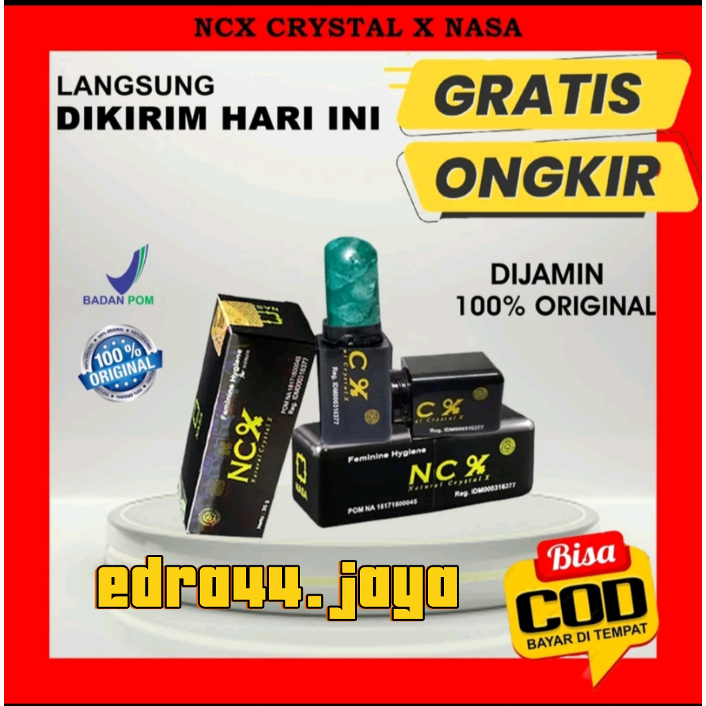 

NCX Crystal X ORI Cristal X ASLI Kristal X NASA OBAT KEPUTIHAN