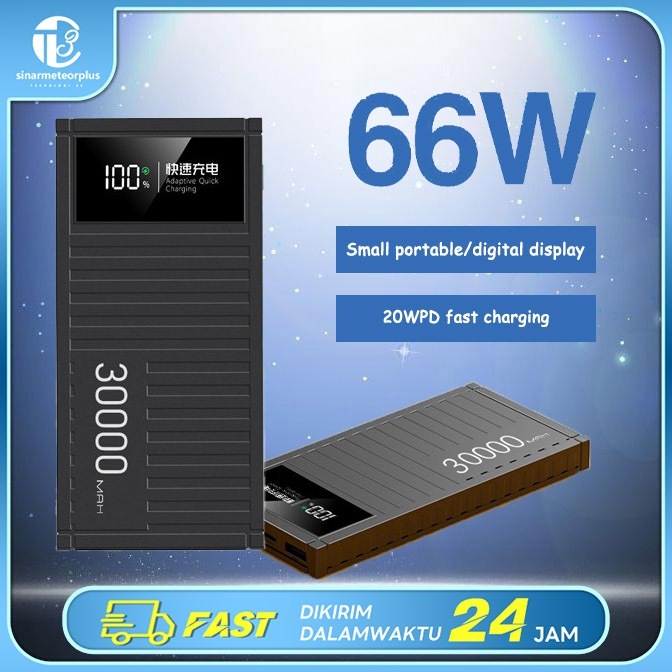 Powerbank 30000 mAh Mini with Fast Charging