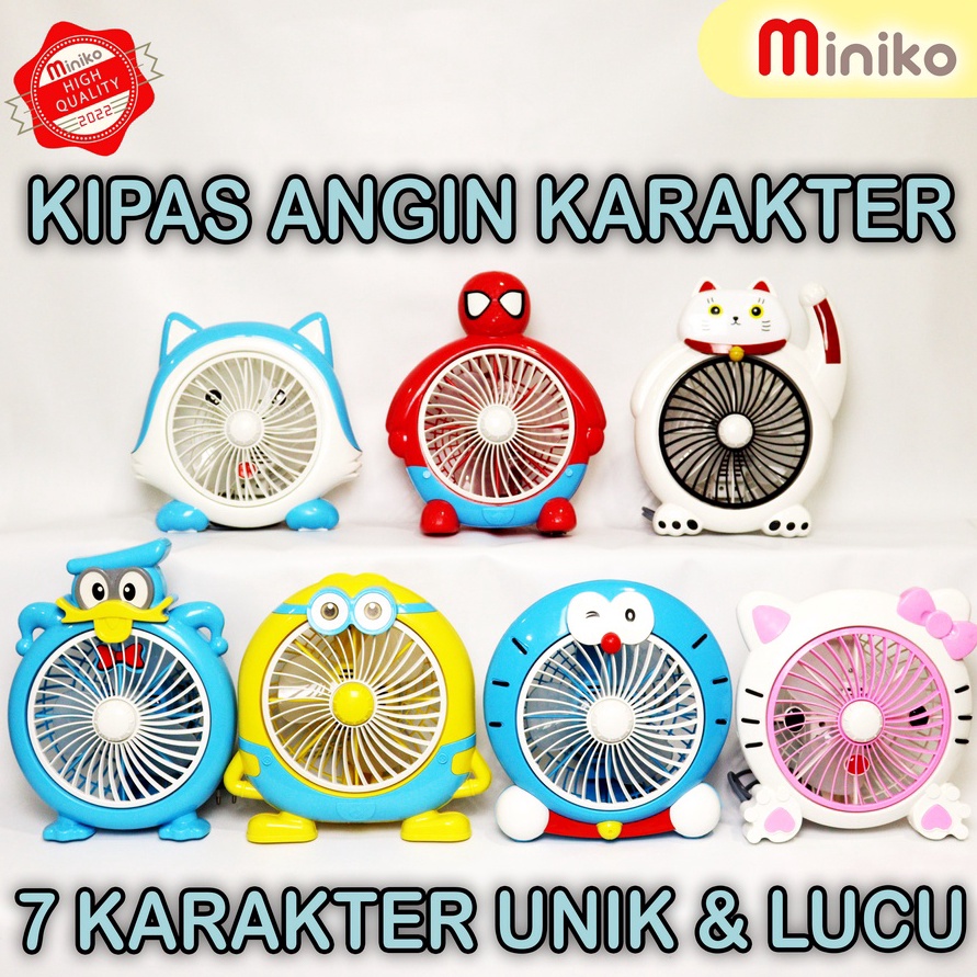 KODE H43H Kipas Angin Karater 1inch Kipas angin meja listrik